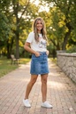 Jeans-Minirock